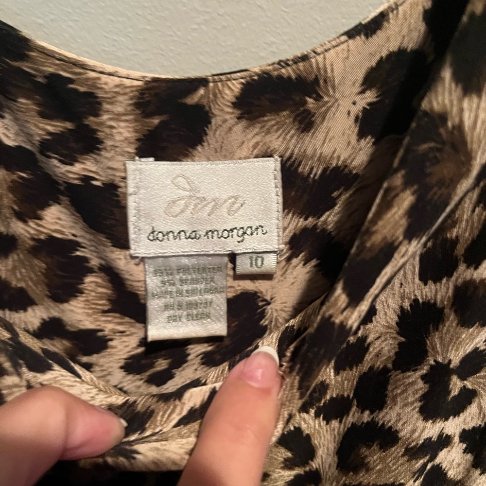 Leopard Mini Dress - 10 - Picture 2 of 3